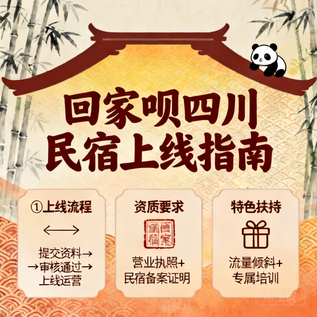 回家呗四川民宿上线指南（内附西部事业部及四川城市经理联系方式） - 宿界·中国文旅产业连接器配图