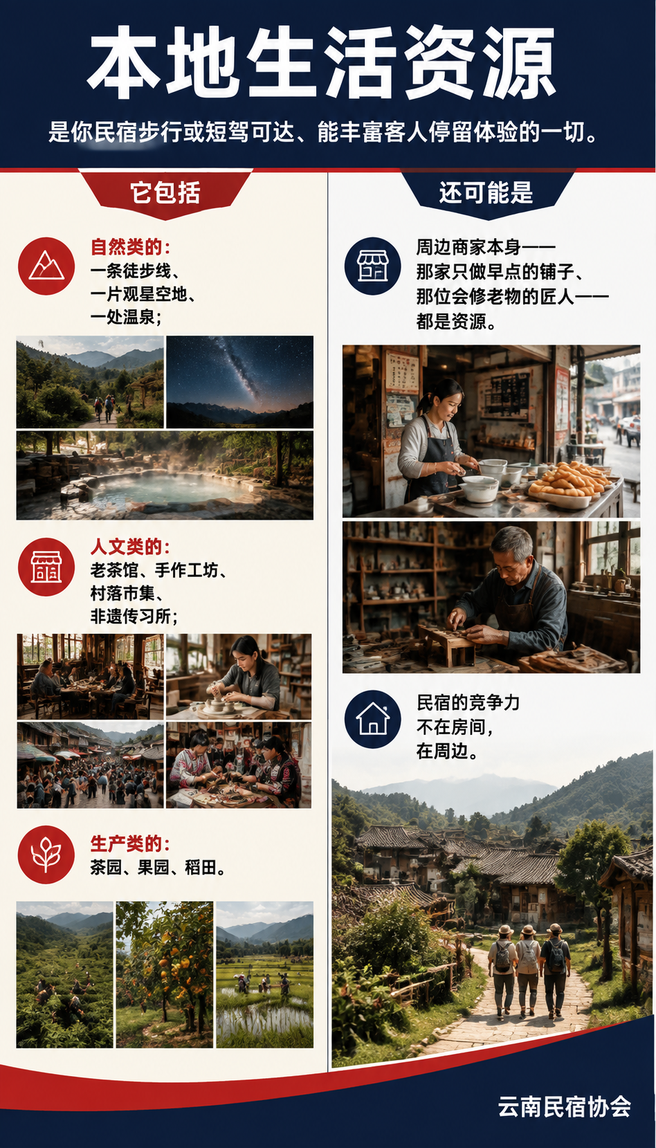 民宿本地生活怎么连：把周边资源变成入住理由：把资源变成季节限定理由