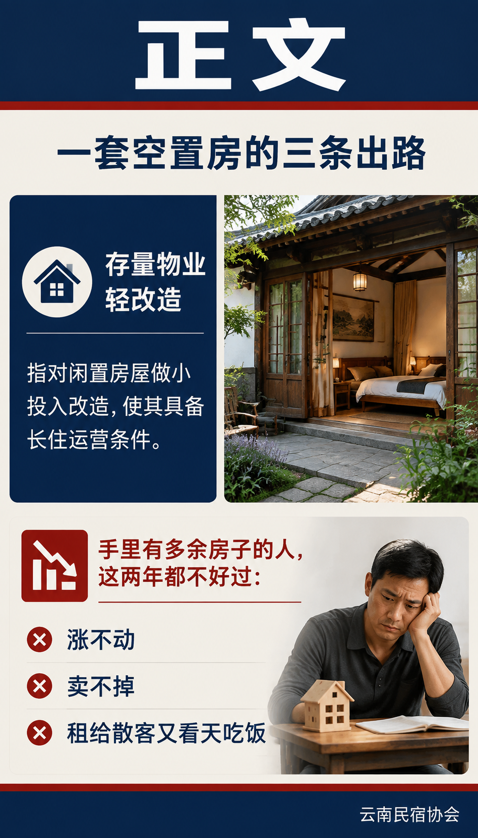 旧物业改造的旅居生意：房地产过剩给小业主的一张新牌：一套空置房的三条出路
