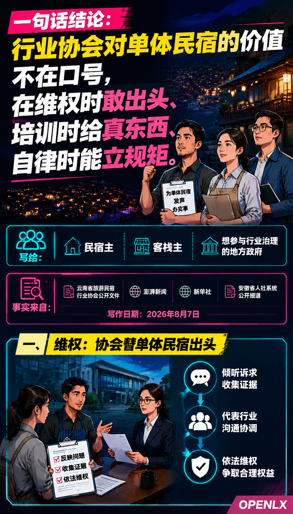 民宿行业协会的价值:维权、培训与行业自律的三条主线:四、经营者怎么参与,以及协会的边界