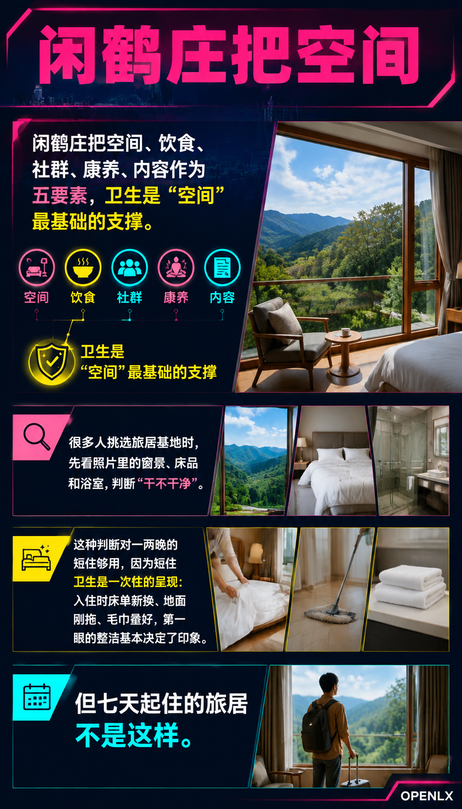 长住卫生靠连续性:旅居基地的清洁与布草如何让人安心:与餐食安全的衔接:聚焦清洁,不重复讲吃