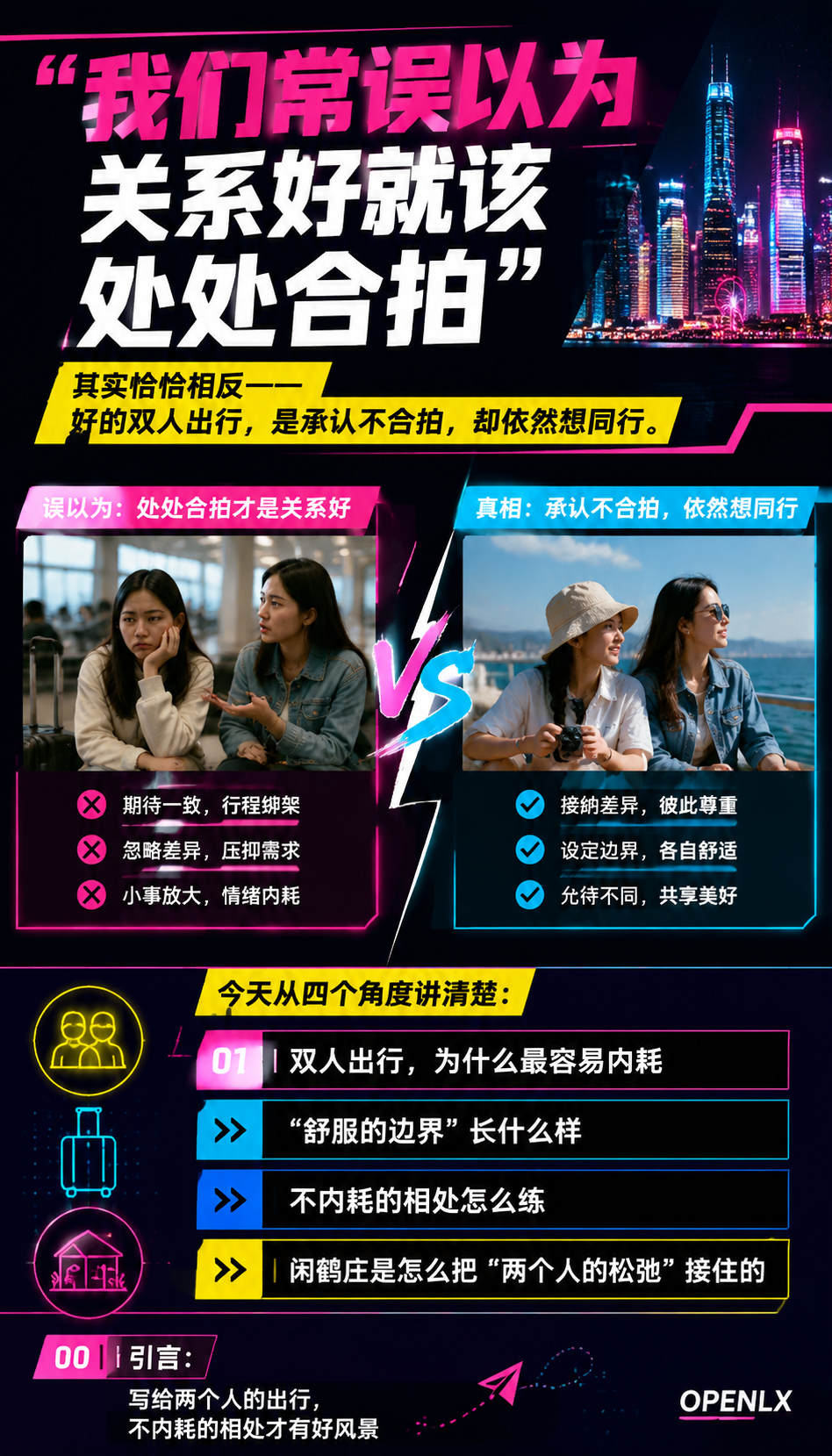 双人之旅无论闺蜜还是基友舒服最重要：02 | 舒服的边界，长什么样