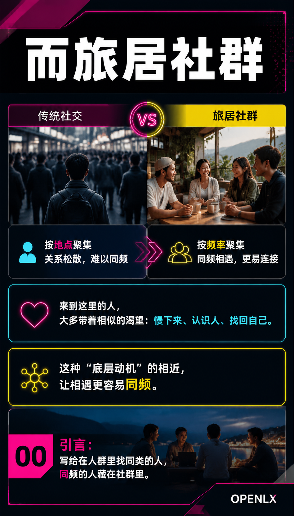 寻找志同道合的朋友在社群里遇见同频的人：02 | 旅居社群，怎么把同频的人聚起来