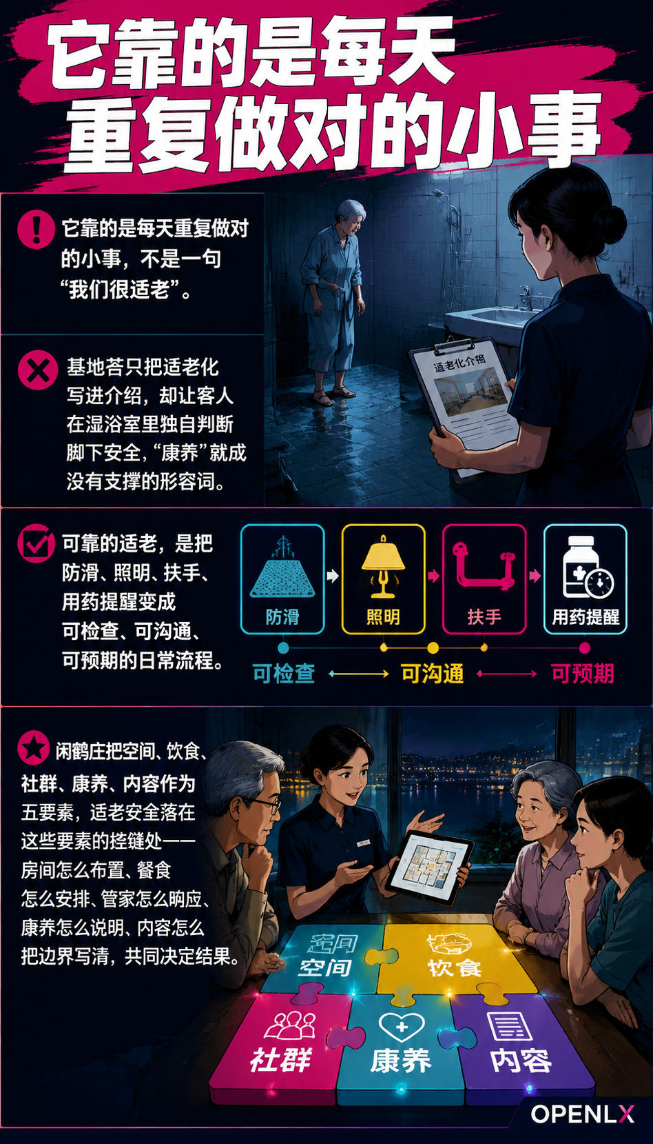 适老安全是看不见的底线:旅居基地如何把防滑照明用药提醒落到日常:防滑从脚下开始,而不是从口号开始