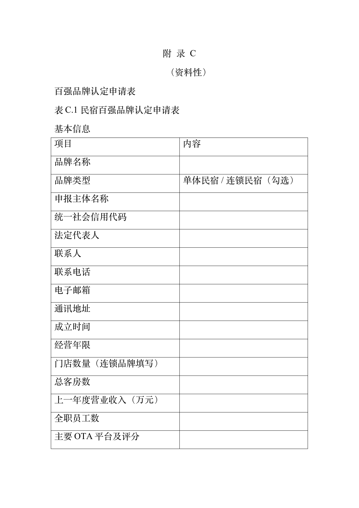 民宿百强品牌评价标准与认定规范 第46页