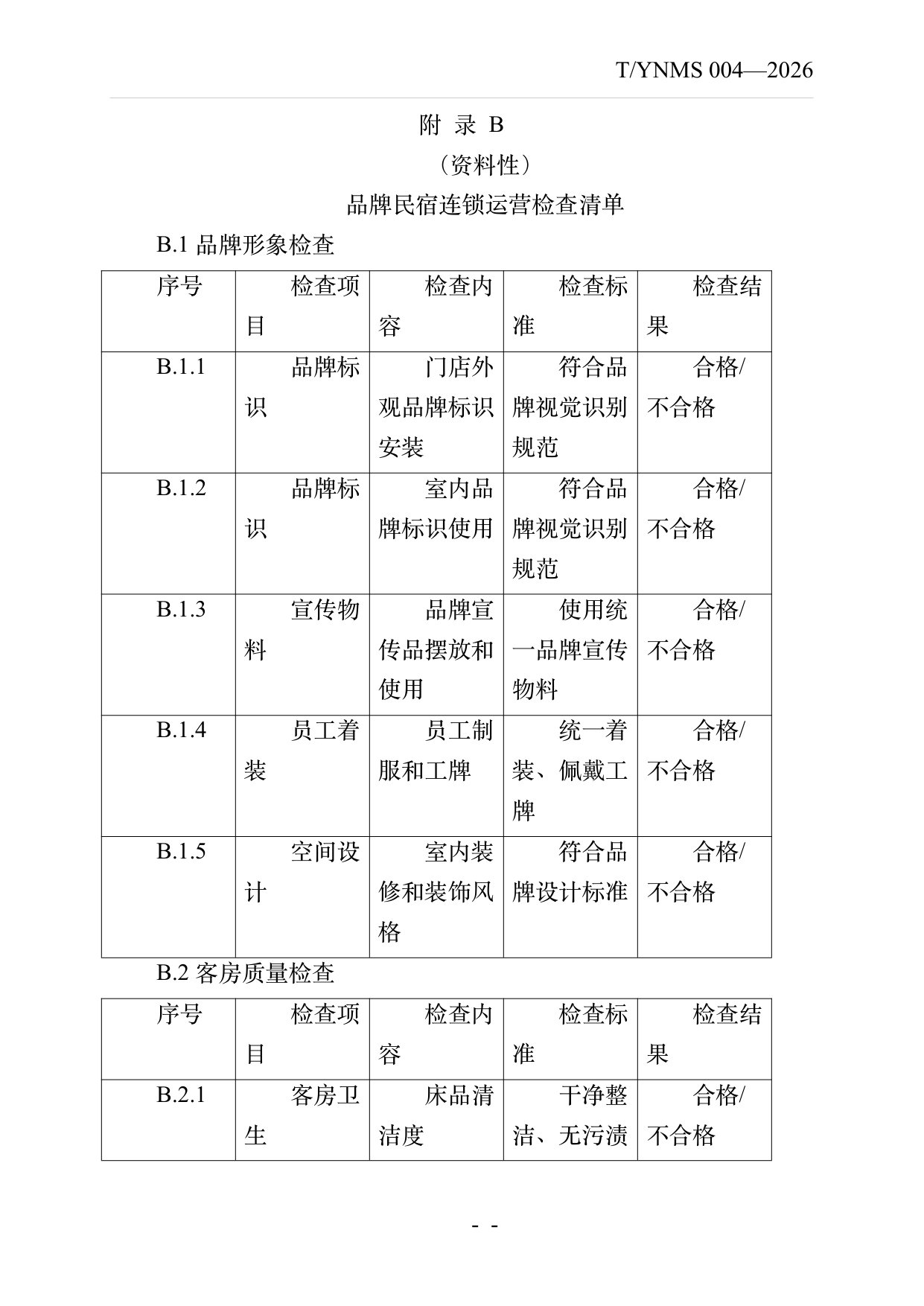 品牌民宿连锁发展与管理规范 第27页