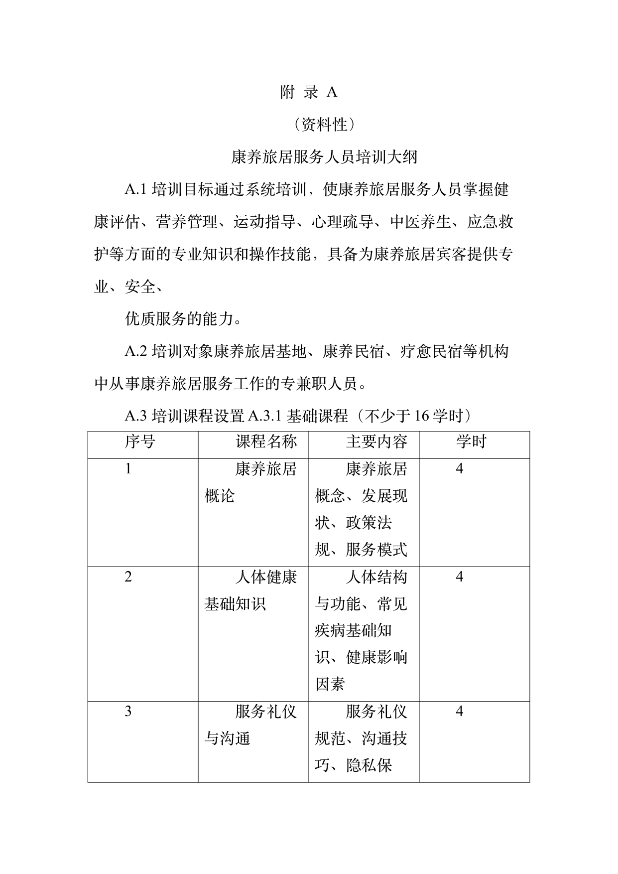 康养旅居服务人员服务规范 第30页